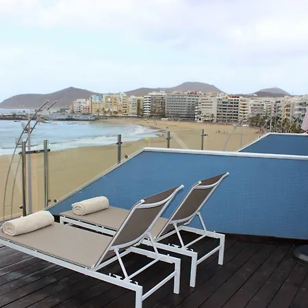 Espectacular Vivienda Primera Linea Playa Las Canteras Apartment